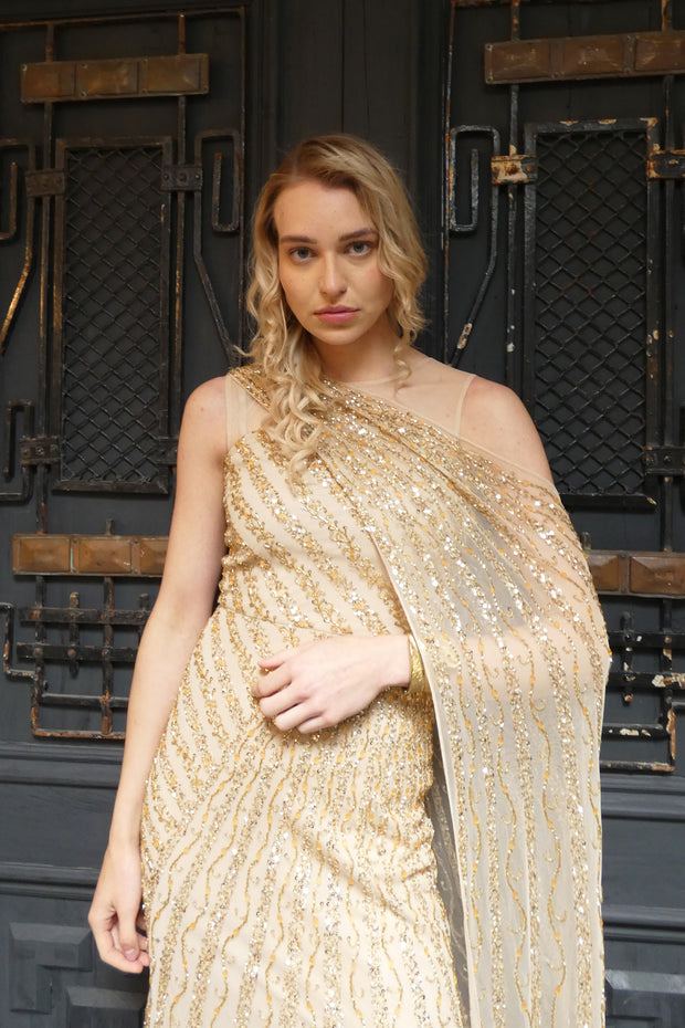 Arya Gold Gown