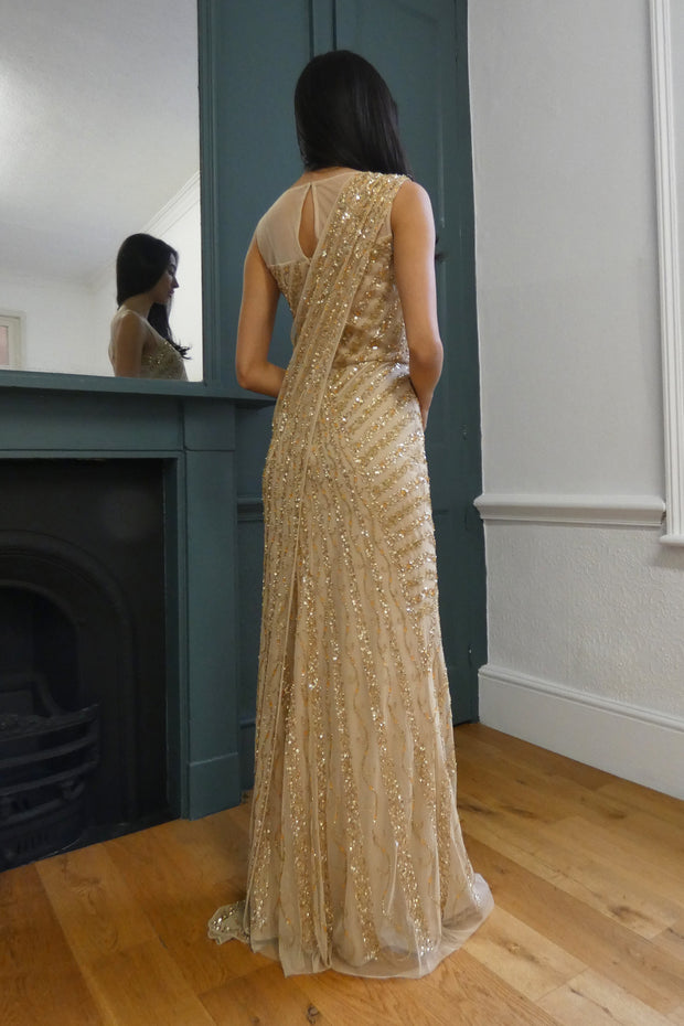 Arya Gold Gown