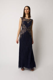 Navy Mason Gown