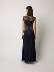 Navy Mason Gown