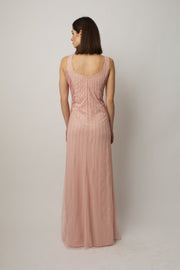 Blush Melony Cape Gown