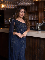 Navy Mila Gown